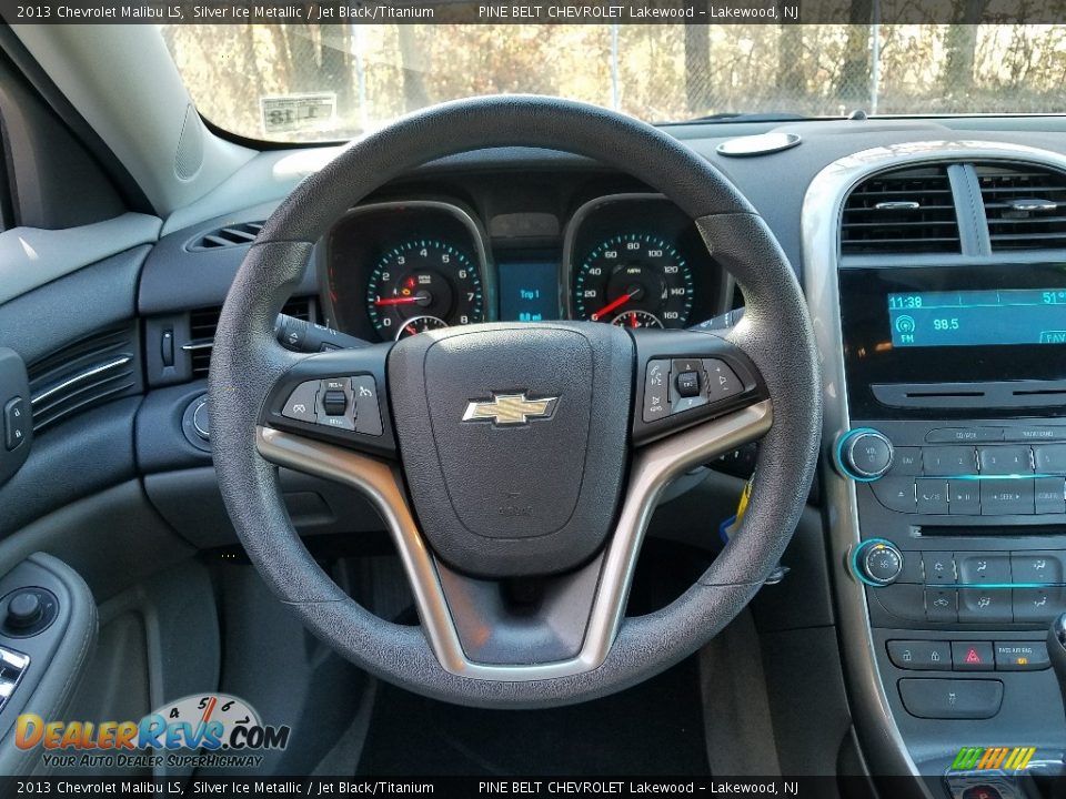 2013 Chevrolet Malibu LS Silver Ice Metallic / Jet Black/Titanium Photo #15