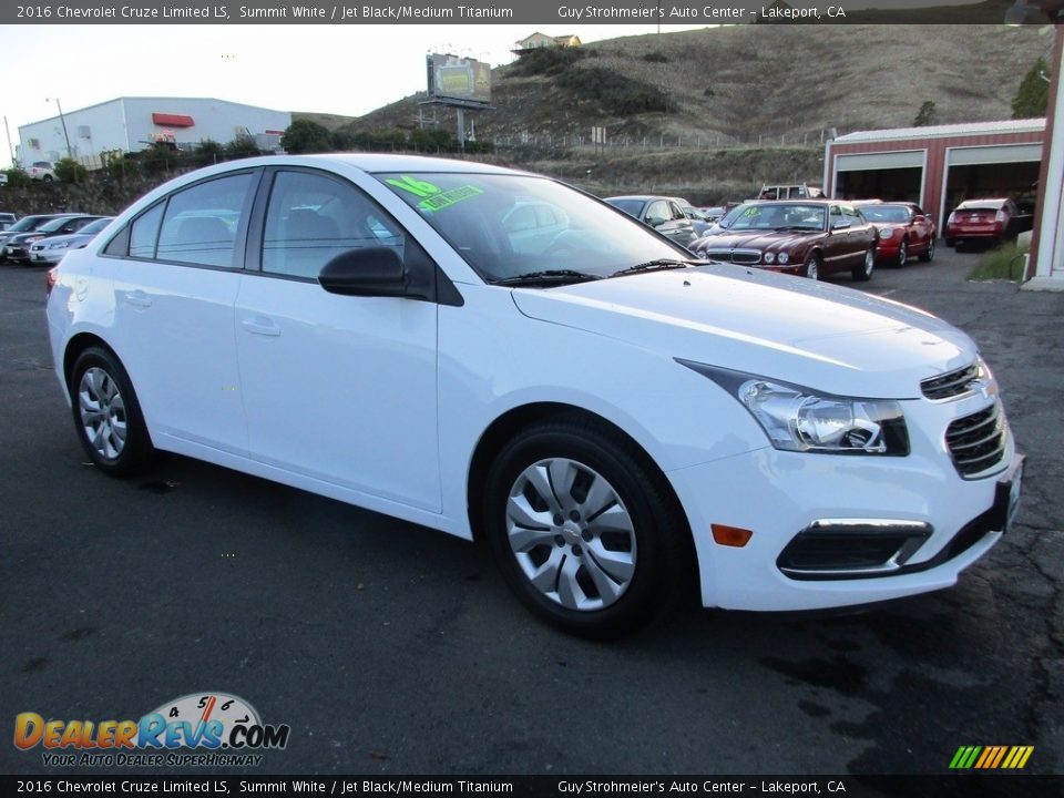 2016 Chevrolet Cruze Limited LS Summit White / Jet Black/Medium Titanium Photo #1