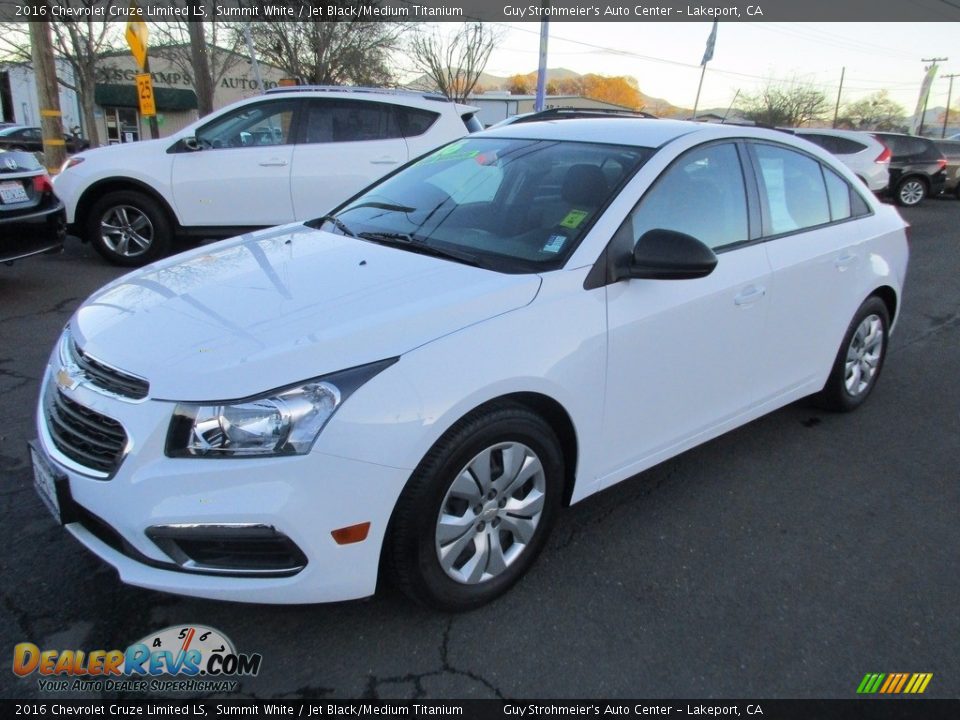 2016 Chevrolet Cruze Limited LS Summit White / Jet Black/Medium Titanium Photo #3