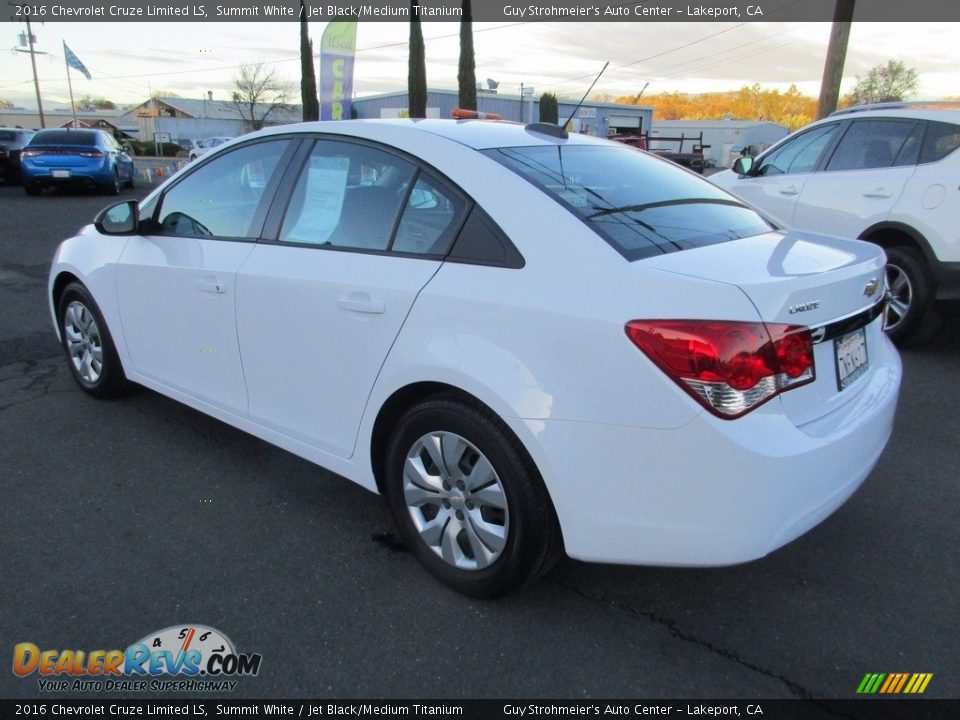2016 Chevrolet Cruze Limited LS Summit White / Jet Black/Medium Titanium Photo #5