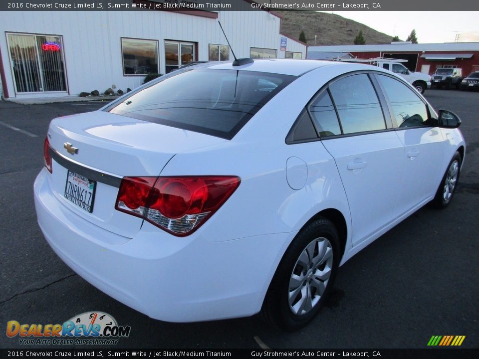 2016 Chevrolet Cruze Limited LS Summit White / Jet Black/Medium Titanium Photo #7