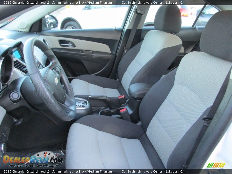 2016 Chevrolet Cruze Limited LS Summit White / Jet Black/Medium Titanium Photo #8