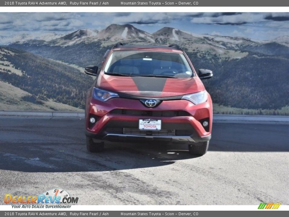 2018 Toyota RAV4 Adventure AWD Ruby Flare Pearl / Ash Photo #2