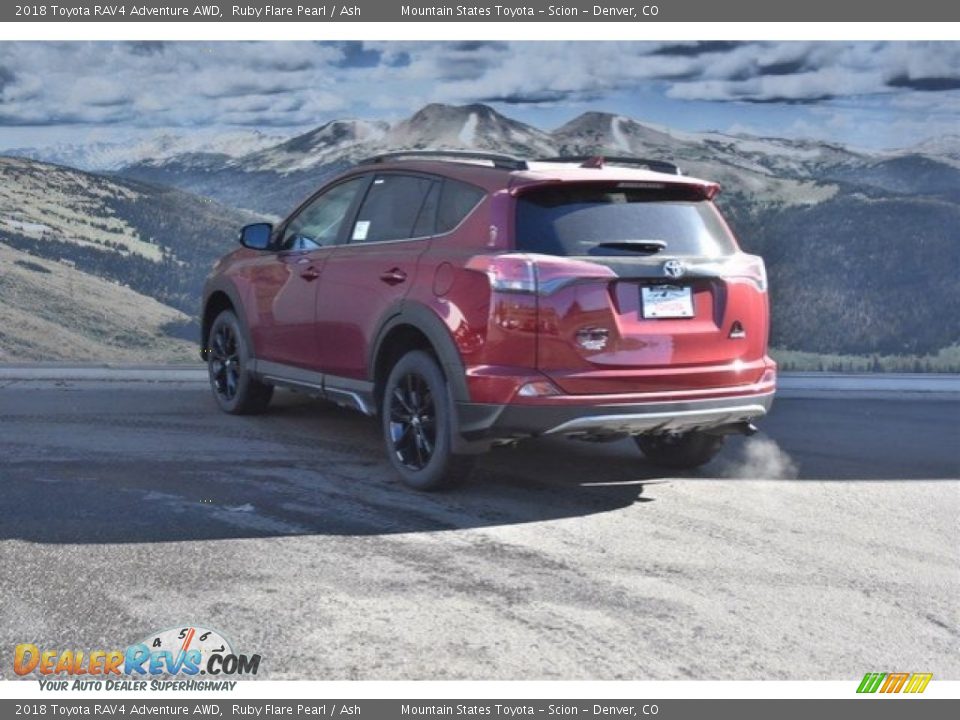 2018 Toyota RAV4 Adventure AWD Ruby Flare Pearl / Ash Photo #3