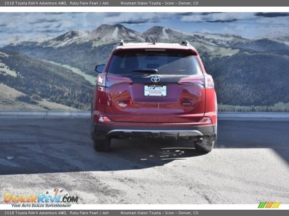 2018 Toyota RAV4 Adventure AWD Ruby Flare Pearl / Ash Photo #4