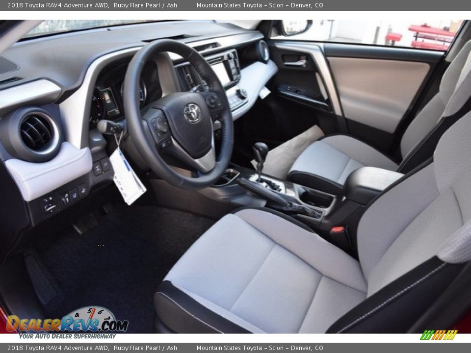 2018 Toyota RAV4 Adventure AWD Ruby Flare Pearl / Ash Photo #5