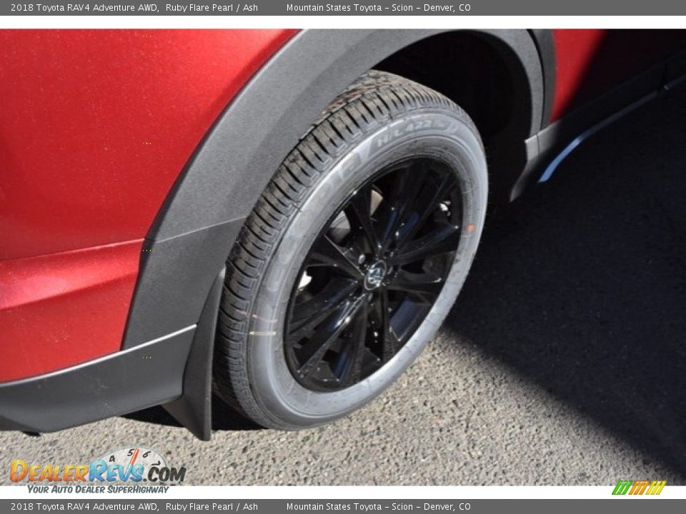 2018 Toyota RAV4 Adventure AWD Ruby Flare Pearl / Ash Photo #9