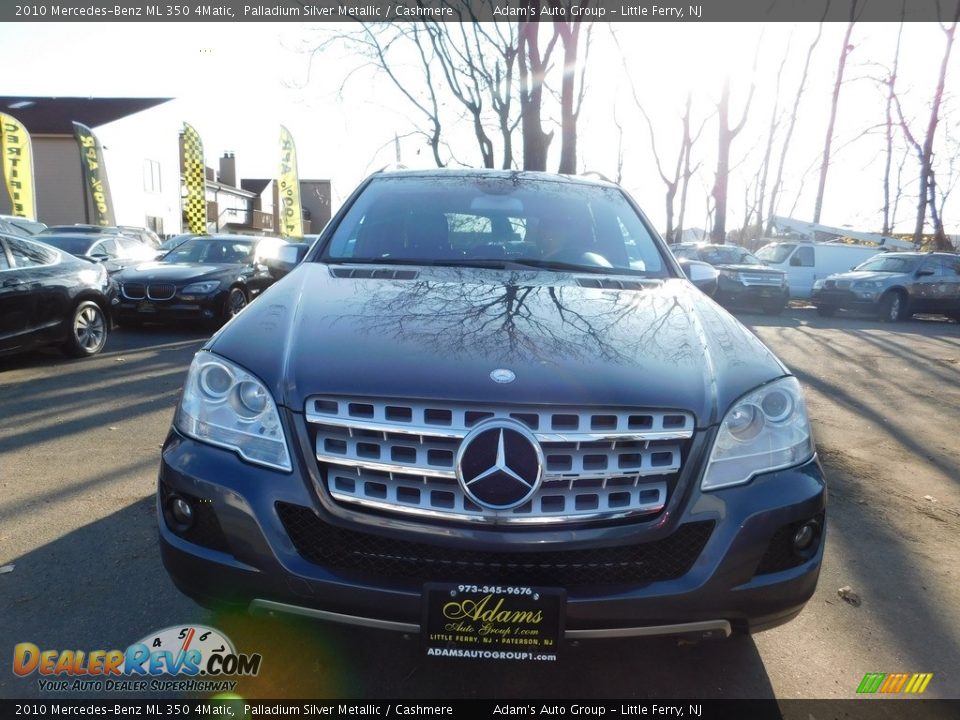2010 Mercedes-Benz ML 350 4Matic Palladium Silver Metallic / Cashmere Photo #3