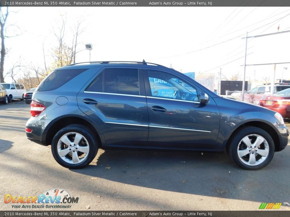 2010 Mercedes-Benz ML 350 4Matic Palladium Silver Metallic / Cashmere Photo #4