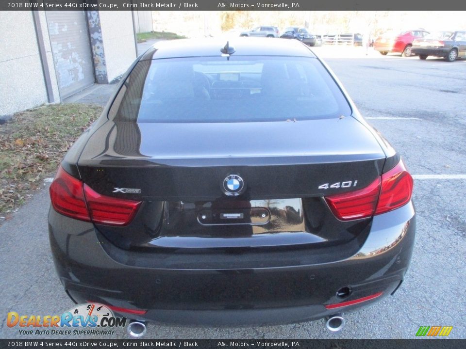 2018 BMW 4 Series 440i xDrive Coupe Citrin Black Metallic / Black Photo #4