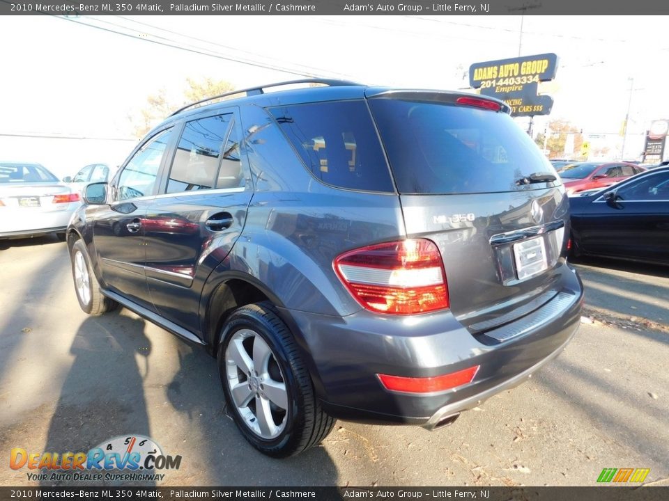 2010 Mercedes-Benz ML 350 4Matic Palladium Silver Metallic / Cashmere Photo #7