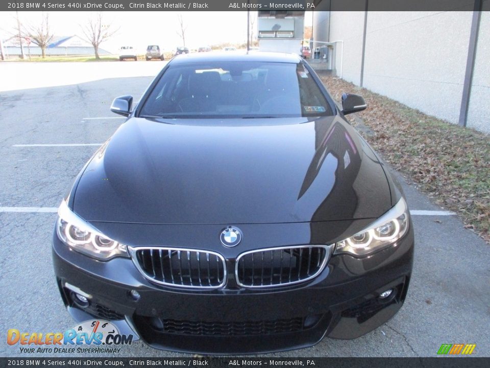 2018 BMW 4 Series 440i xDrive Coupe Citrin Black Metallic / Black Photo #7