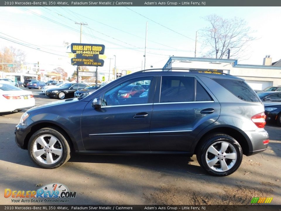 2010 Mercedes-Benz ML 350 4Matic Palladium Silver Metallic / Cashmere Photo #8