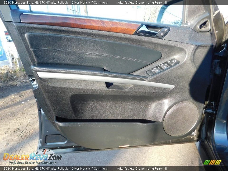 2010 Mercedes-Benz ML 350 4Matic Palladium Silver Metallic / Cashmere Photo #9