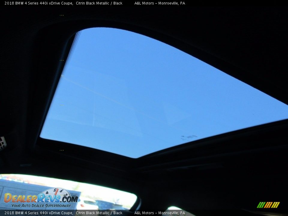 2018 BMW 4 Series 440i xDrive Coupe Citrin Black Metallic / Black Photo #10
