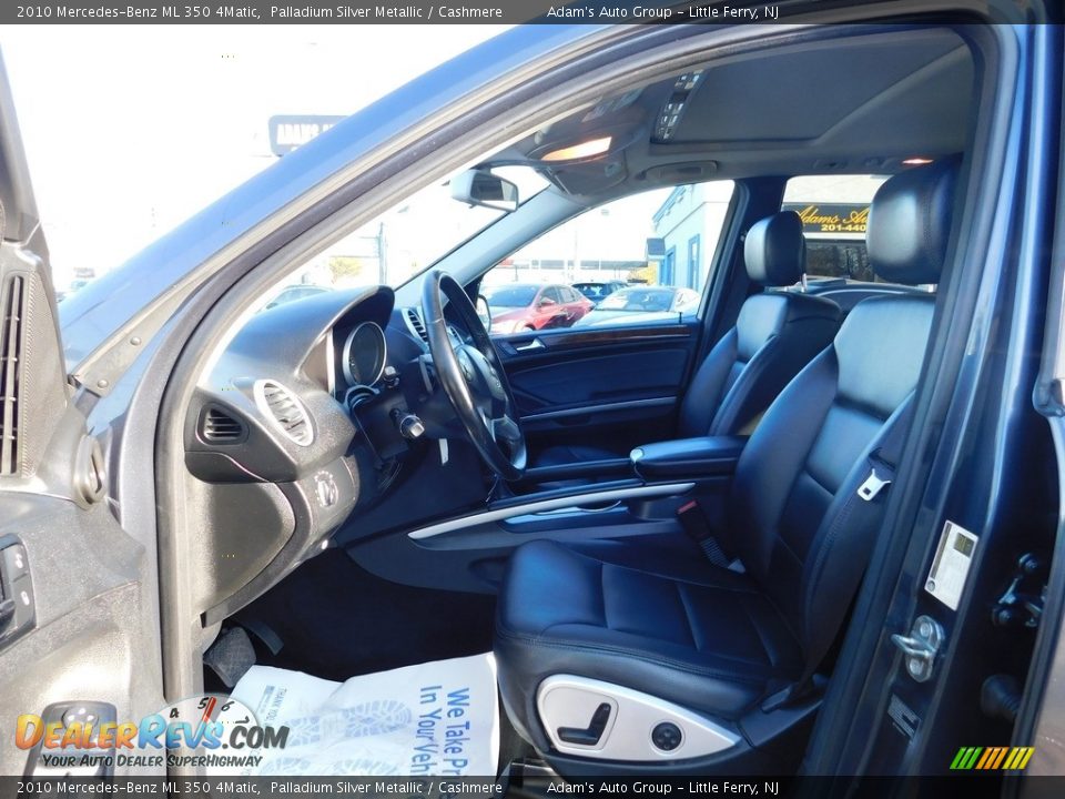 2010 Mercedes-Benz ML 350 4Matic Palladium Silver Metallic / Cashmere Photo #11
