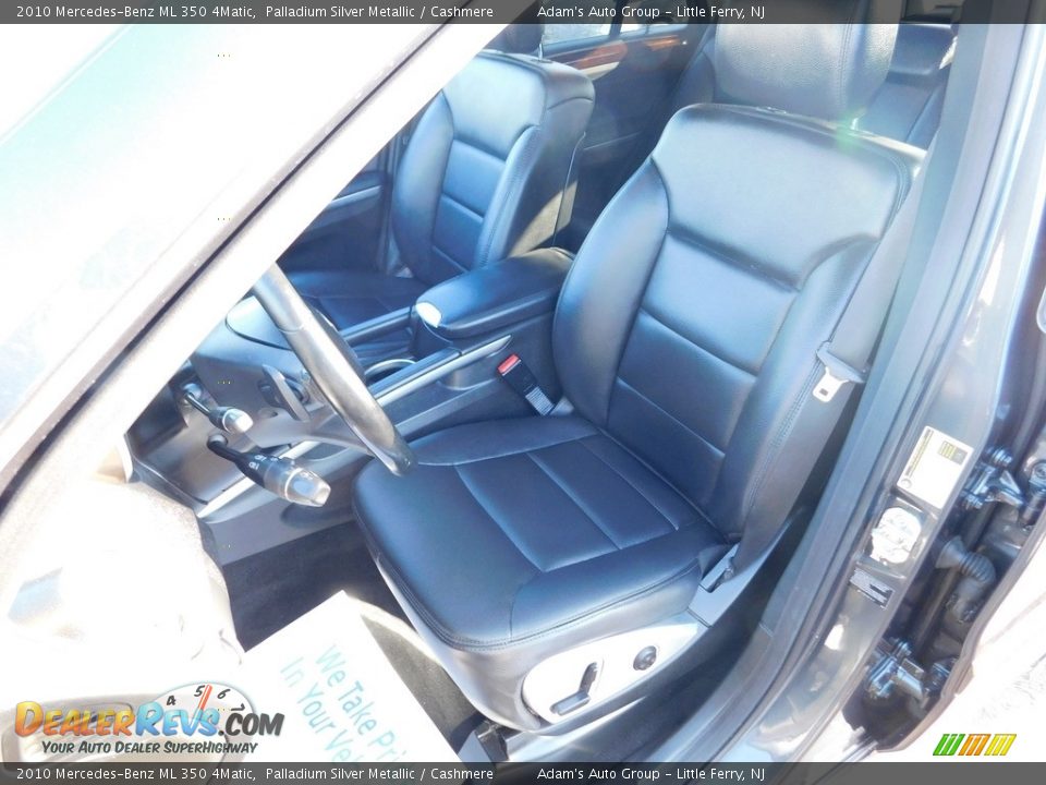 2010 Mercedes-Benz ML 350 4Matic Palladium Silver Metallic / Cashmere Photo #12