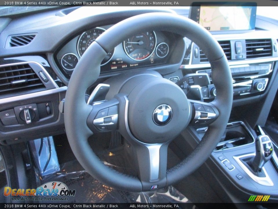 2018 BMW 4 Series 440i xDrive Coupe Citrin Black Metallic / Black Photo #13