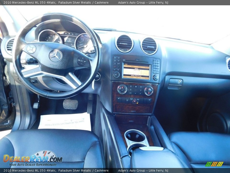 2010 Mercedes-Benz ML 350 4Matic Palladium Silver Metallic / Cashmere Photo #14