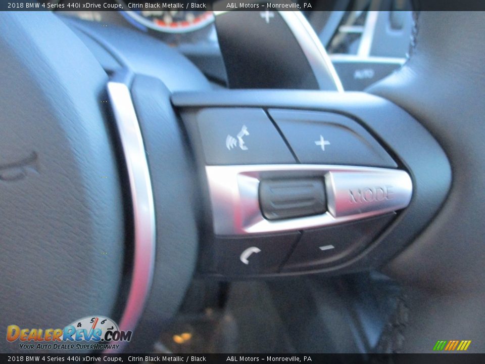 2018 BMW 4 Series 440i xDrive Coupe Citrin Black Metallic / Black Photo #18