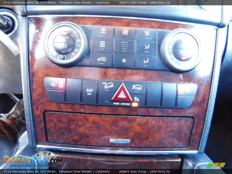 2010 Mercedes-Benz ML 350 4Matic Palladium Silver Metallic / Cashmere Photo #18
