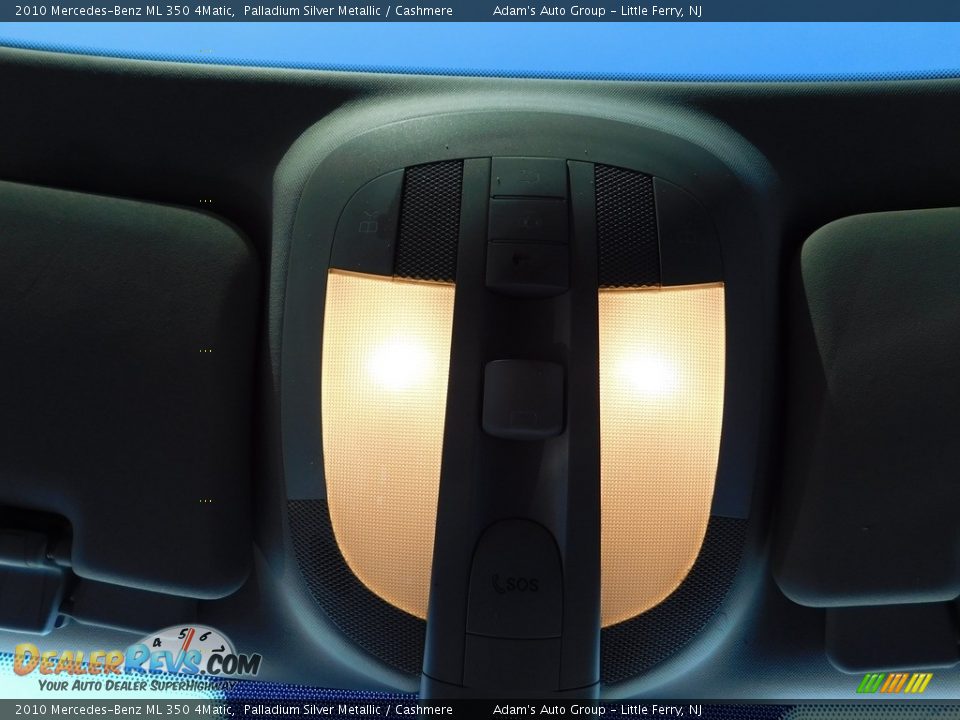 2010 Mercedes-Benz ML 350 4Matic Palladium Silver Metallic / Cashmere Photo #20