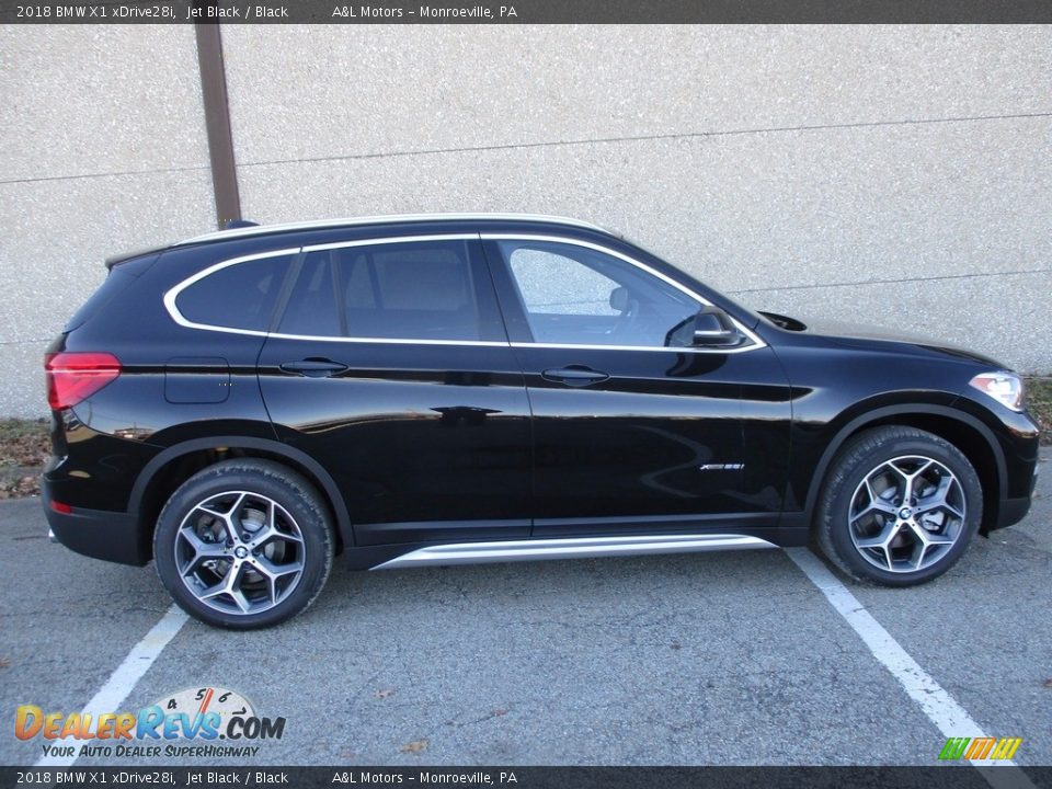 2018 BMW X1 xDrive28i Jet Black / Black Photo #2