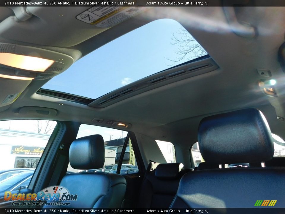 2010 Mercedes-Benz ML 350 4Matic Palladium Silver Metallic / Cashmere Photo #22