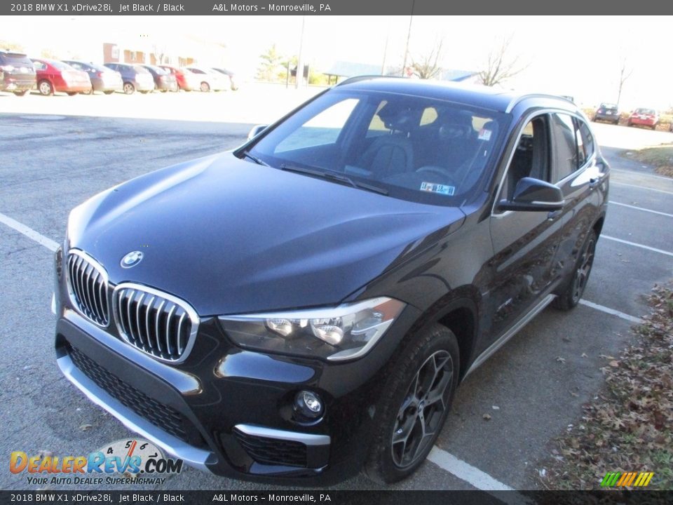 2018 BMW X1 xDrive28i Jet Black / Black Photo #8
