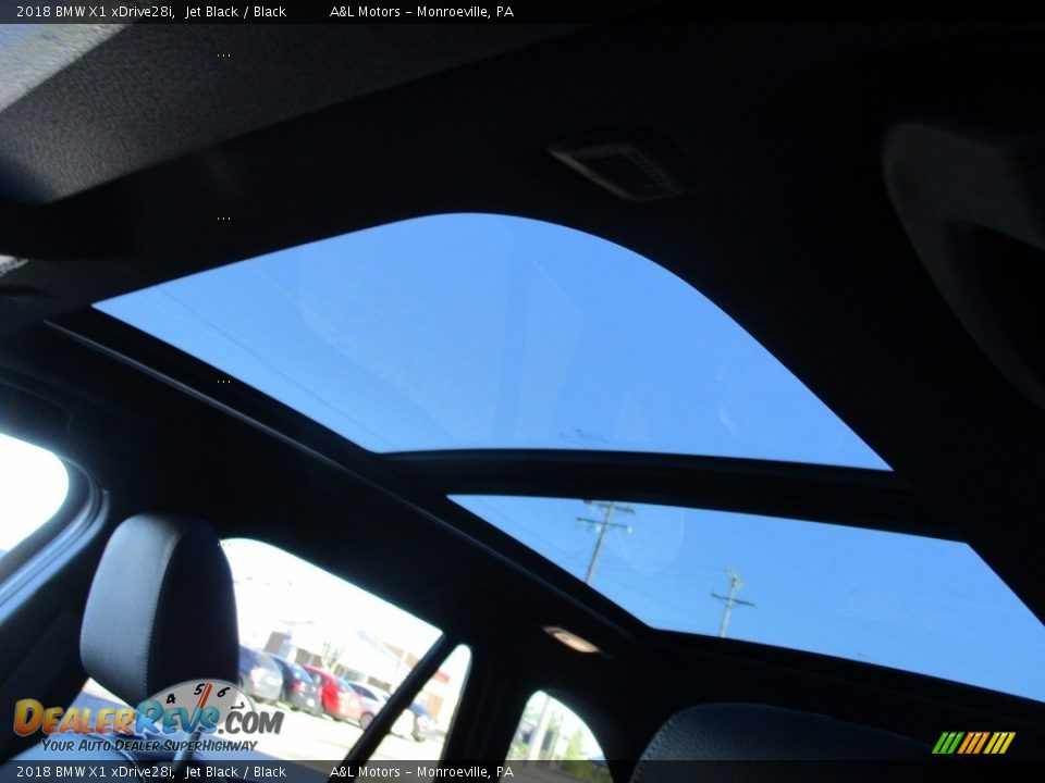 2018 BMW X1 xDrive28i Jet Black / Black Photo #10