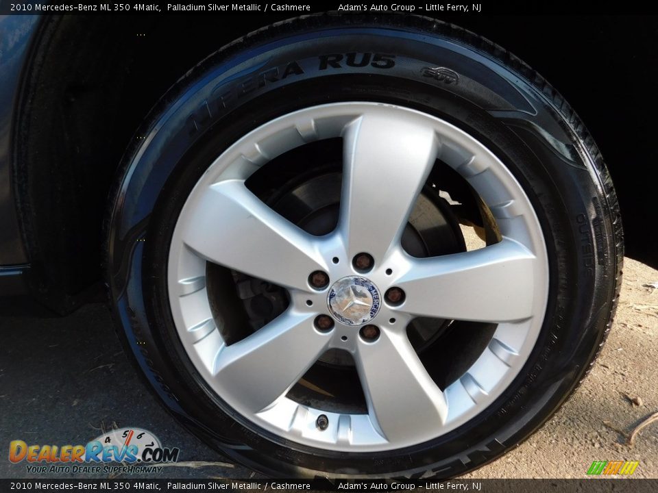 2010 Mercedes-Benz ML 350 4Matic Palladium Silver Metallic / Cashmere Photo #34