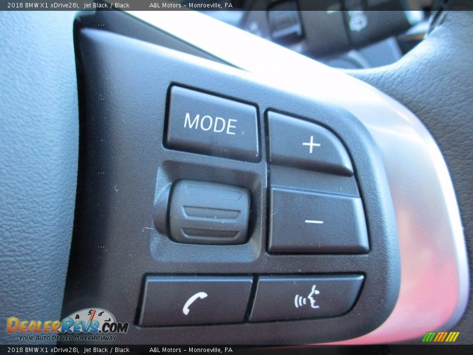 2018 BMW X1 xDrive28i Jet Black / Black Photo #17