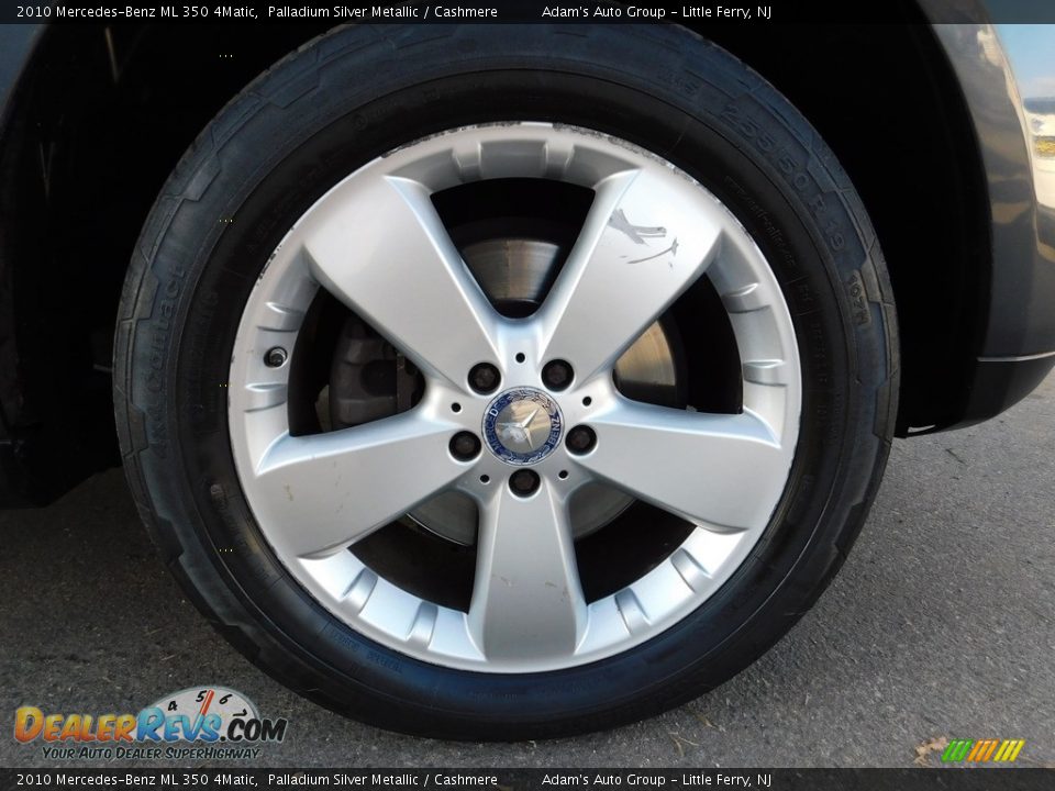 2010 Mercedes-Benz ML 350 4Matic Palladium Silver Metallic / Cashmere Photo #36