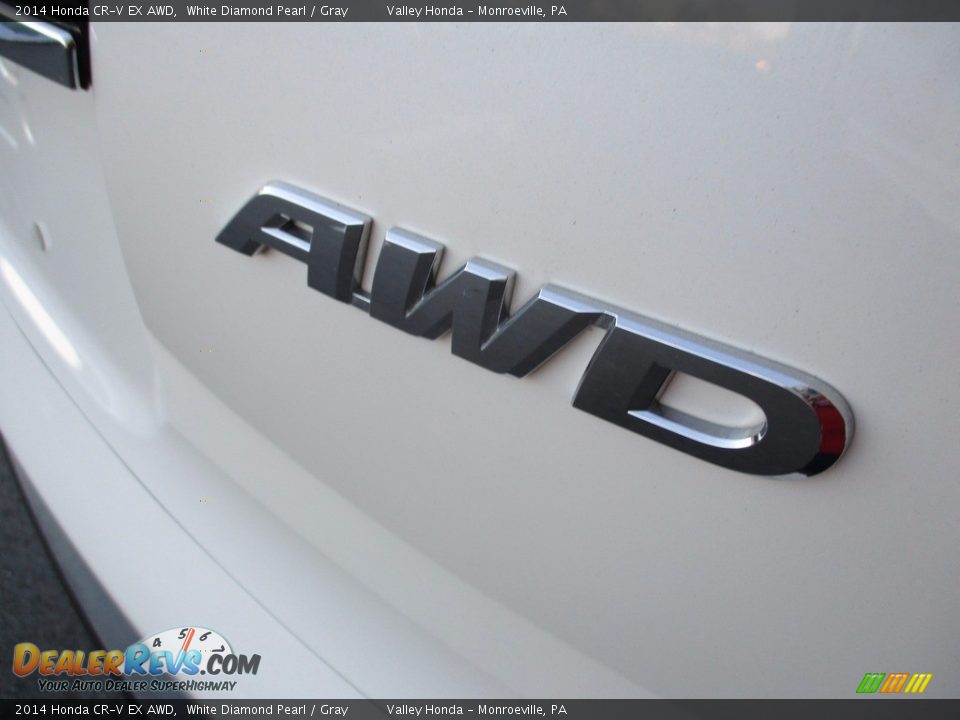 2014 Honda CR-V EX AWD White Diamond Pearl / Gray Photo #6