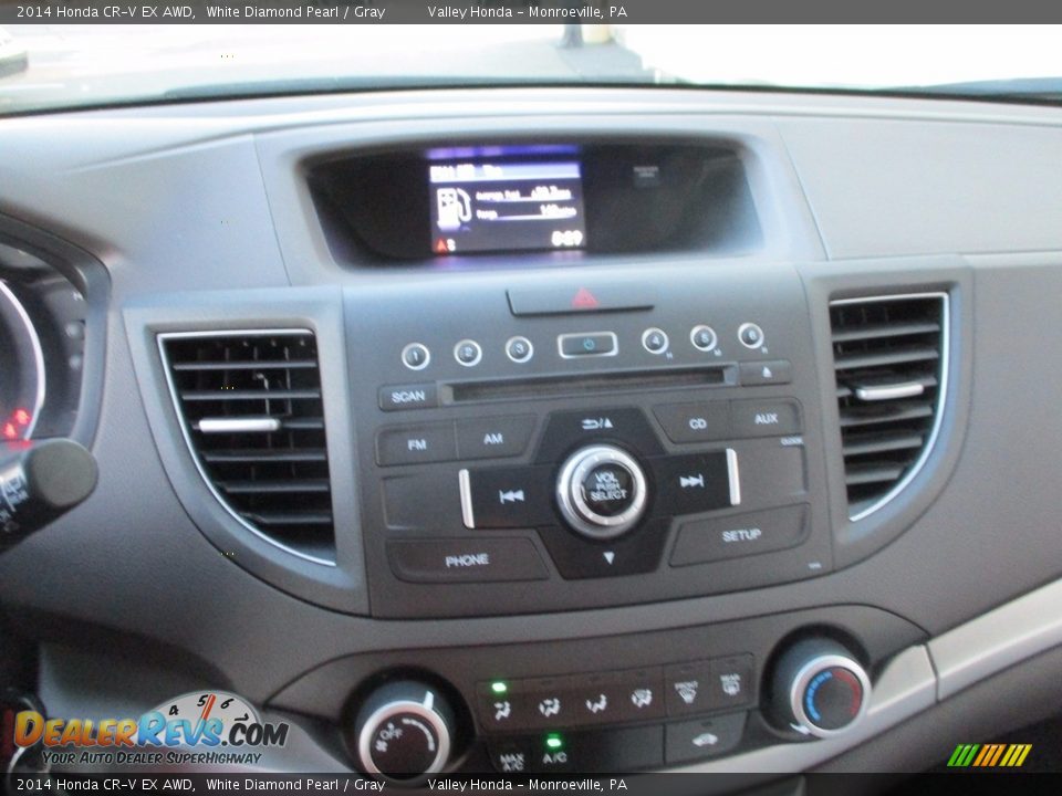 2014 Honda CR-V EX AWD White Diamond Pearl / Gray Photo #17