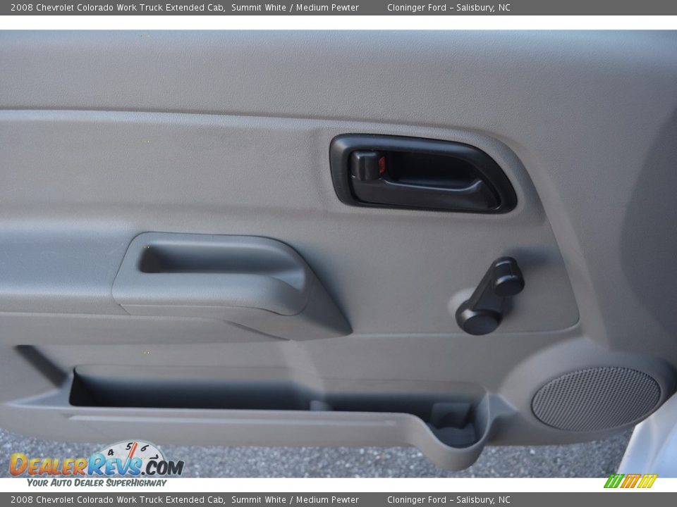 2008 Chevrolet Colorado Work Truck Extended Cab Summit White / Medium Pewter Photo #9