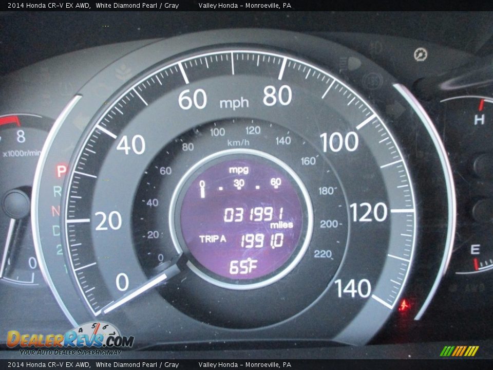 2014 Honda CR-V EX AWD White Diamond Pearl / Gray Photo #20