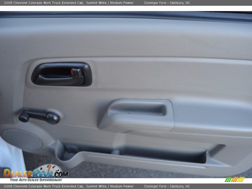 2008 Chevrolet Colorado Work Truck Extended Cab Summit White / Medium Pewter Photo #13