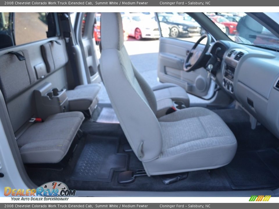 2008 Chevrolet Colorado Work Truck Extended Cab Summit White / Medium Pewter Photo #14
