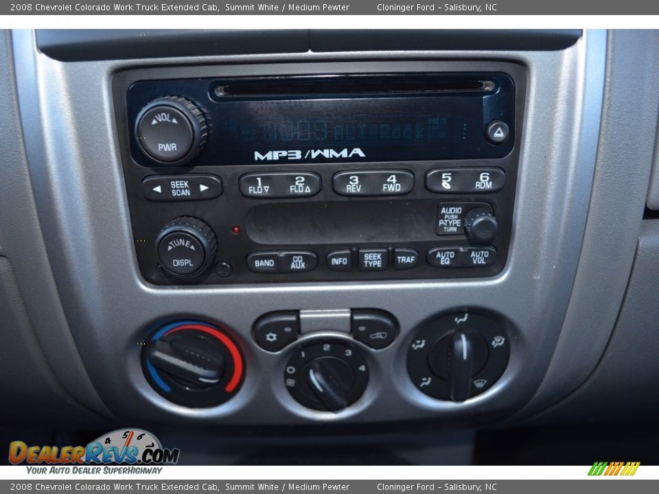 2008 Chevrolet Colorado Work Truck Extended Cab Summit White / Medium Pewter Photo #15