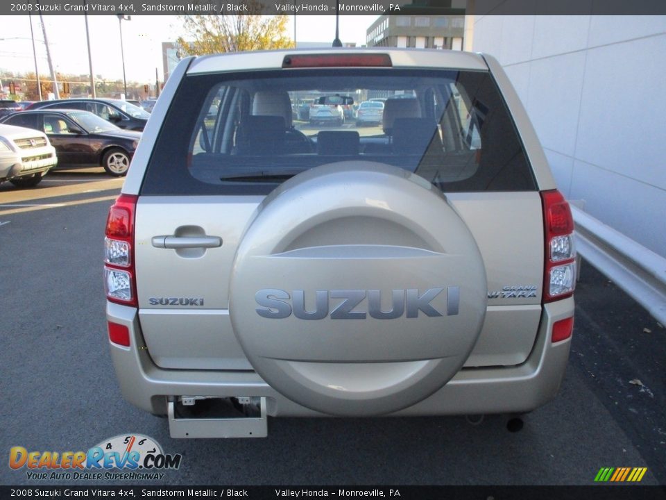 2008 Suzuki Grand Vitara 4x4 Sandstorm Metallic / Black Photo #4