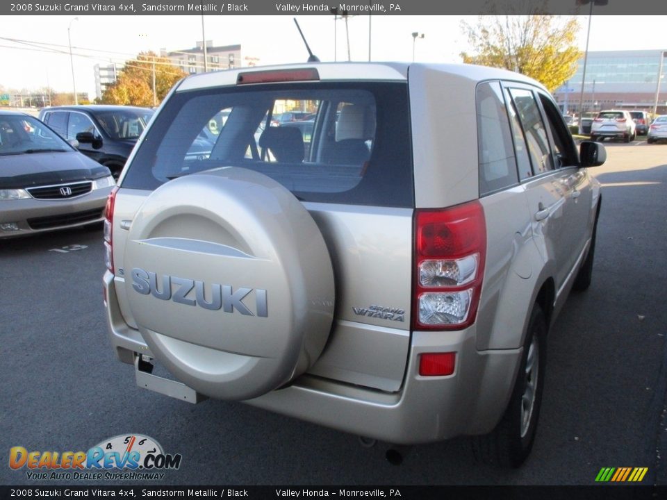 2008 Suzuki Grand Vitara 4x4 Sandstorm Metallic / Black Photo #5