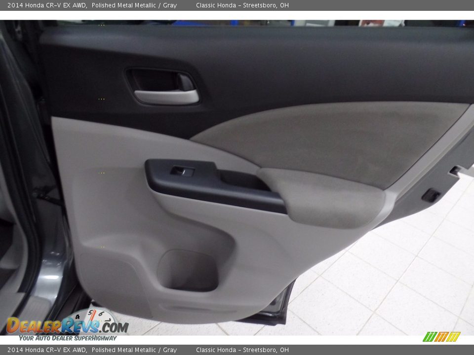 2014 Honda CR-V EX AWD Polished Metal Metallic / Gray Photo #18