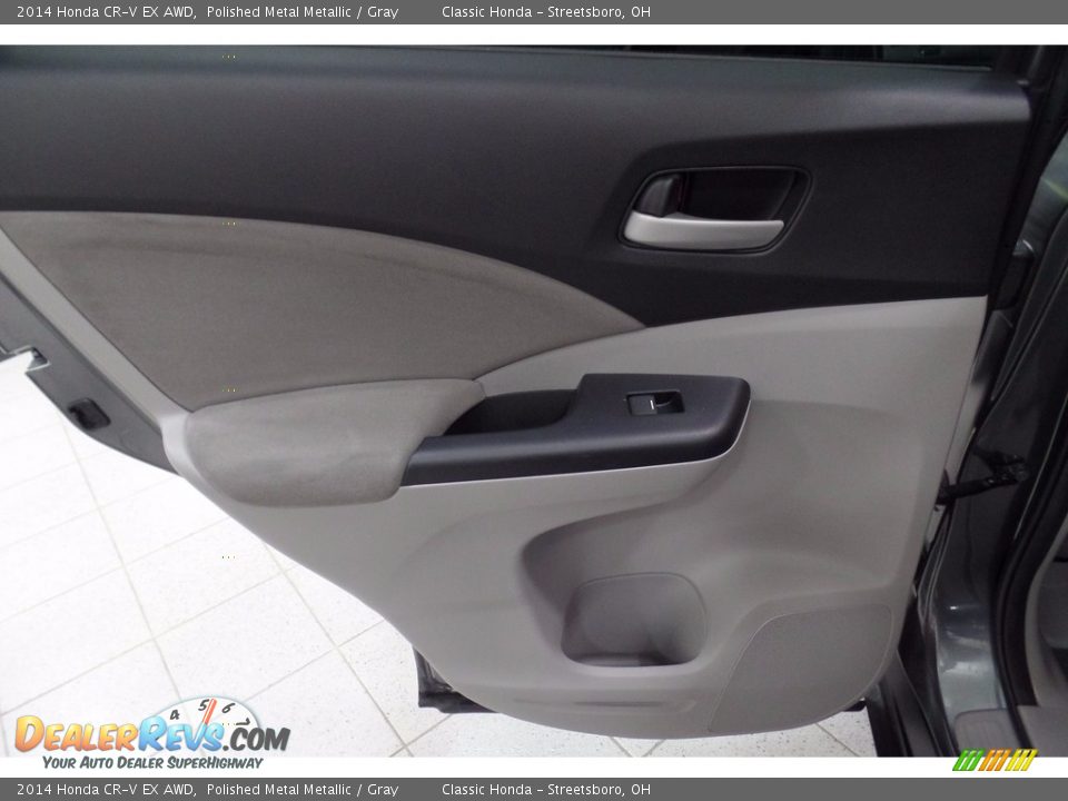 2014 Honda CR-V EX AWD Polished Metal Metallic / Gray Photo #23
