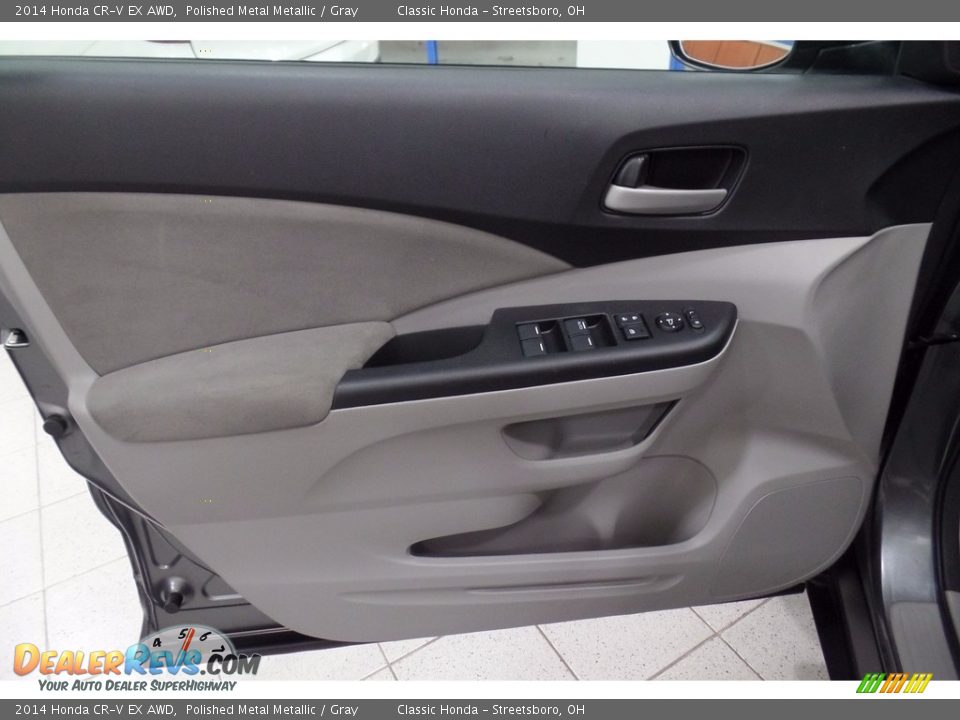 2014 Honda CR-V EX AWD Polished Metal Metallic / Gray Photo #26