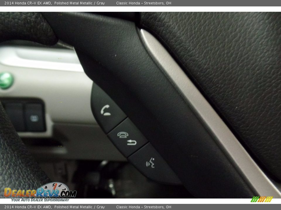 2014 Honda CR-V EX AWD Polished Metal Metallic / Gray Photo #33