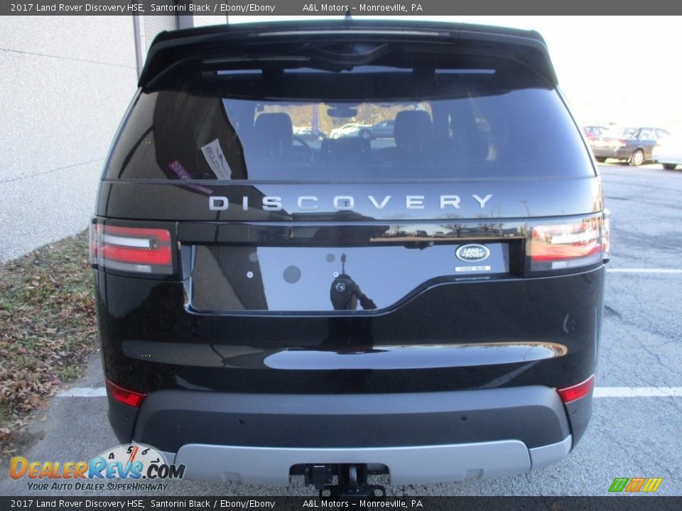 2017 Land Rover Discovery HSE Santorini Black / Ebony/Ebony Photo #4