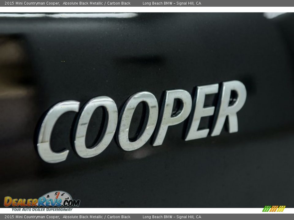 2015 Mini Countryman Cooper Absolute Black Metallic / Carbon Black Photo #6