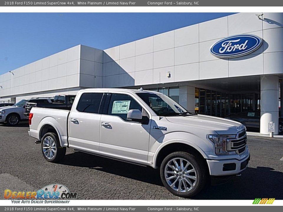 Front 3/4 View of 2018 Ford F150 Limited SuperCrew 4x4 Photo #1