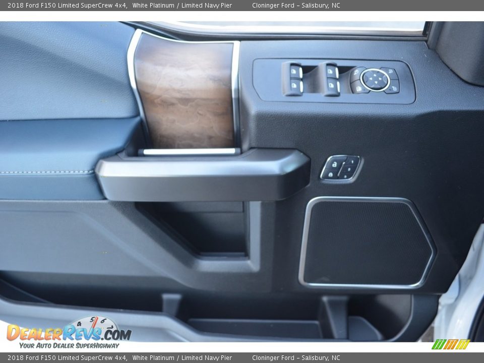 2018 Ford F150 Limited SuperCrew 4x4 White Platinum / Limited Navy Pier Photo #7